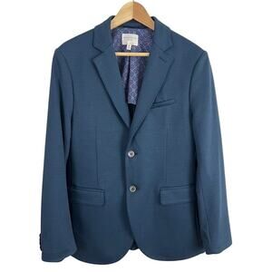 Con.struct Slim Fit Knit Stretch Sport Coat Blazer Jacket blue Size Medium 40